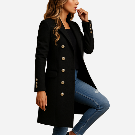 Trenchcoat für Damen - Lang & Gürtel für den Herbst/Winter