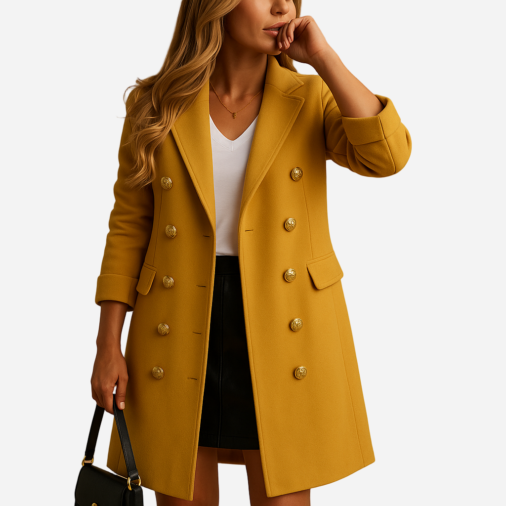 Trenchcoat für Damen - Lang & Gürtel für den Herbst/Winter