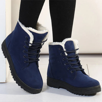 ECO stiefeletten | Winter warm fur ankle boots for women