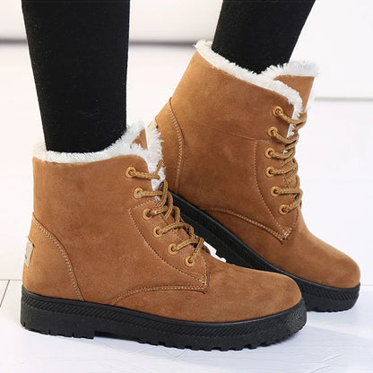 ECO stiefeletten | Winter warm fur ankle boots for women