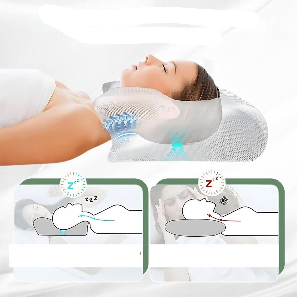 PillowMed - Ergonomisches orthopädisches Kissen für schmerzfreies Schlafen