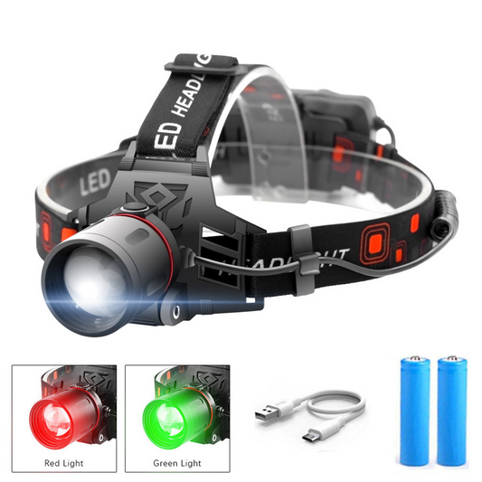 Stirnlampe für Outdoor - HeadLume LED & USB Aufladbar
