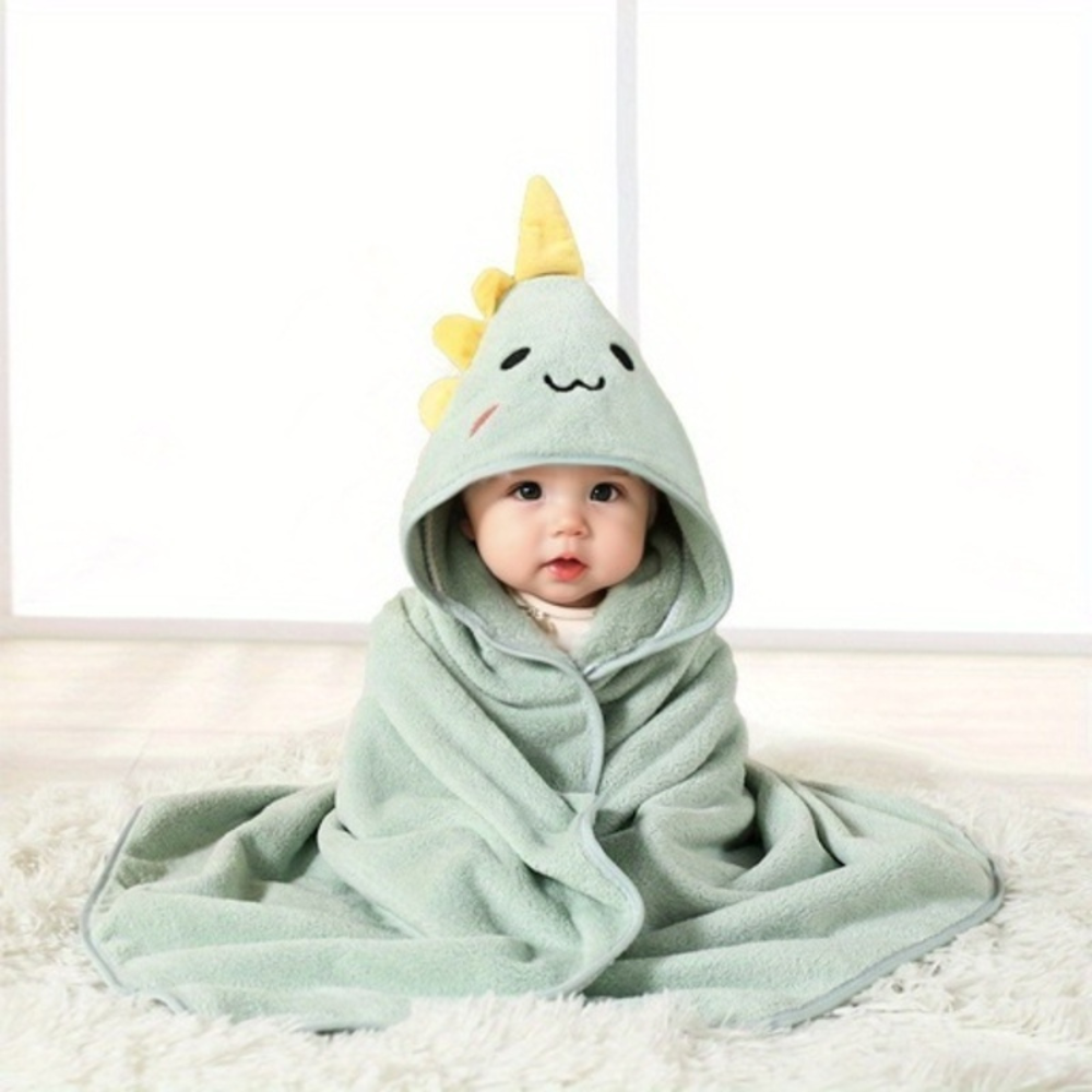 BabyHugWrap - Weiche & Saugfähige Baby-Badewanne mit Kapuze