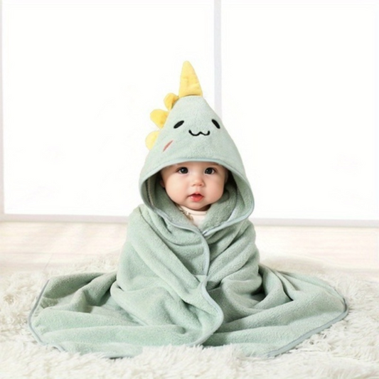 BabyHugWrap - Weiche & Saugfähige Baby-Badewanne mit Kapuze