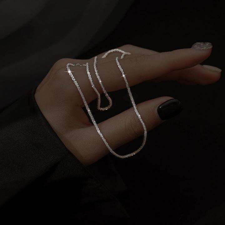 LunaLuxe Sterling Silber Sternenlicht-Halsketten-Set – Eleganz für Jeden Anlass