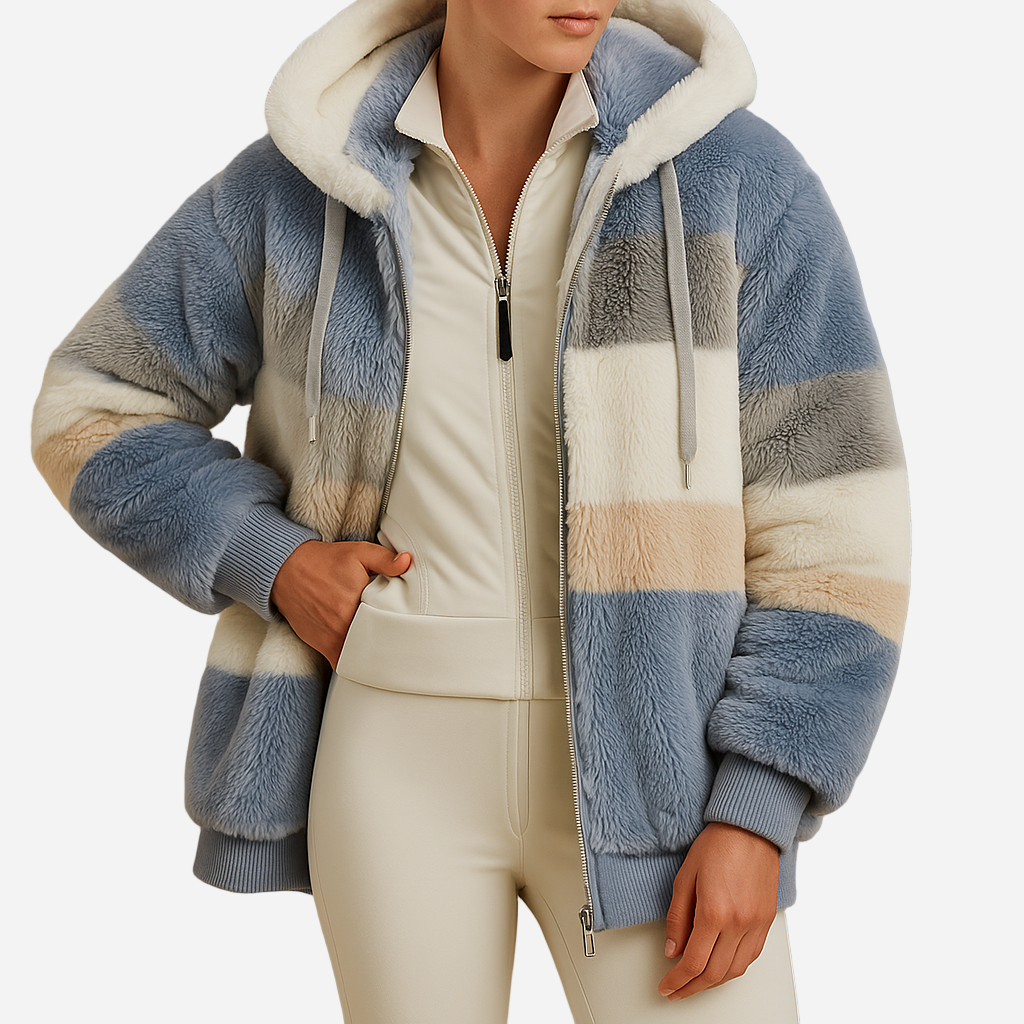 Fleece Jacke für Damen - Oversized & Vintage für den Herbst/Winter