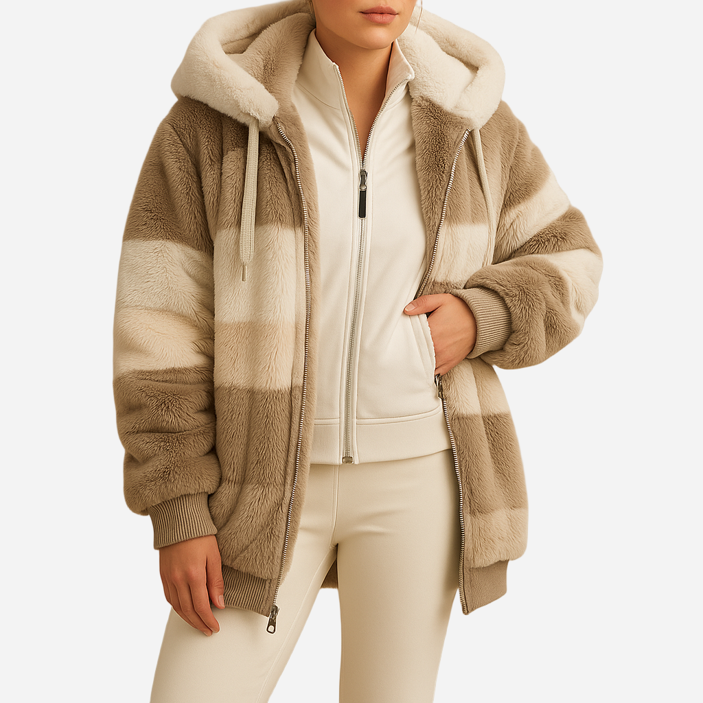 Fleece Jacke für Damen - Oversized & Vintage für den Herbst/Winter
