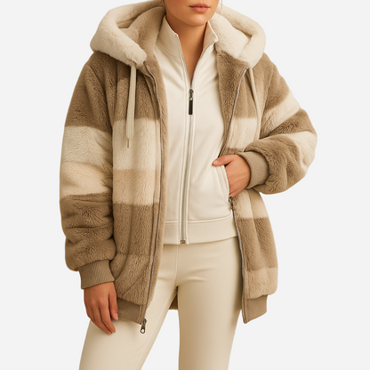 Fleece Jacke für Damen - Oversized & Vintage für den Herbst/Winter