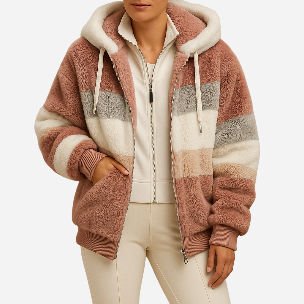 Fleece Jacke für Damen - Oversized & Vintage für den Herbst/Winter