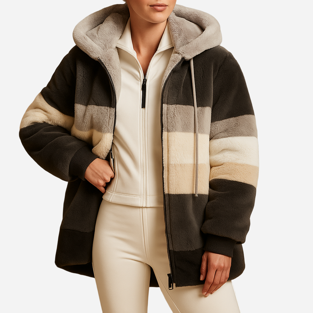 Fleece Jacke für Damen - Oversized & Vintage für den Herbst/Winter