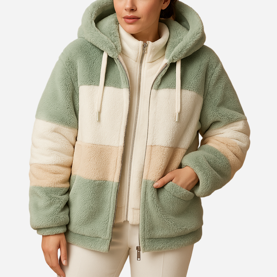 Fleece Jacke für Damen - Oversized & Vintage für den Herbst/Winter