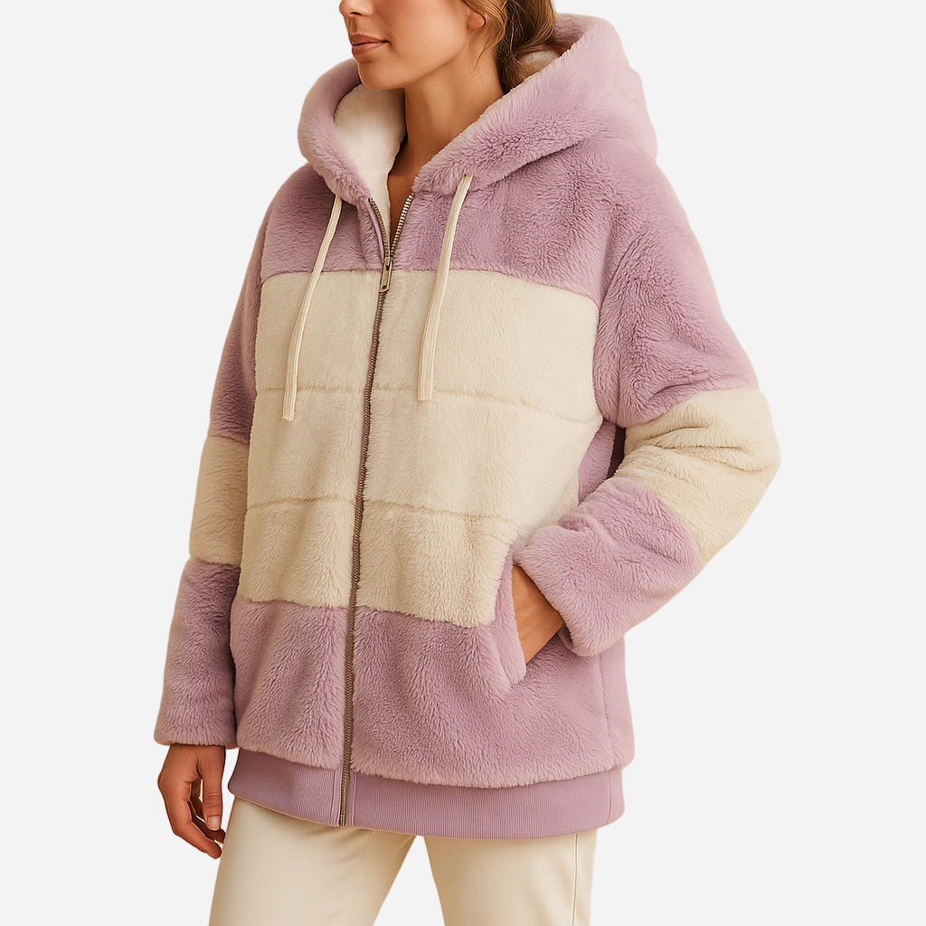 Fleece Jacke für Damen - Oversized & Vintage für den Herbst/Winter