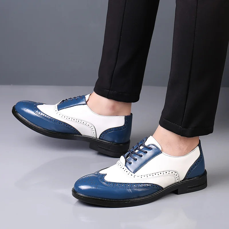 GEO Oxford anzugschuhe | Bequeme luxuriöse Lederschuhe für Herren