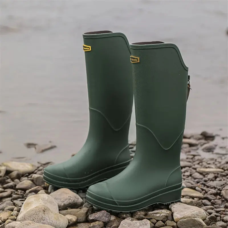 Modische und Wasserdichte Damen-Regenstiefel für den Herbst – Rutschfeste PVC-Gummistiefel für Komfort und Stil