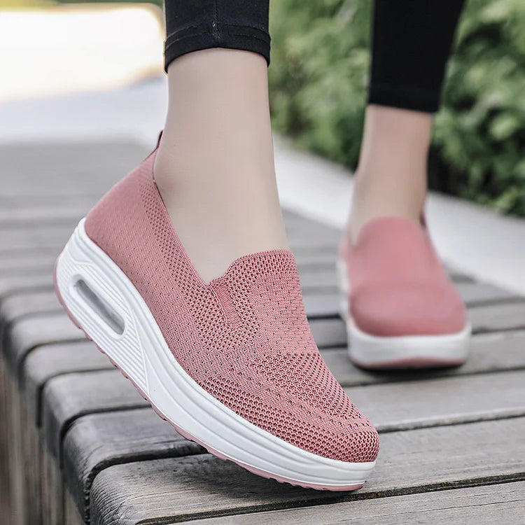 AktivSchuh Sneaker | Bequeme Ergonomische Leichte Slip-in Mesh turnschuhe damen Für einlage