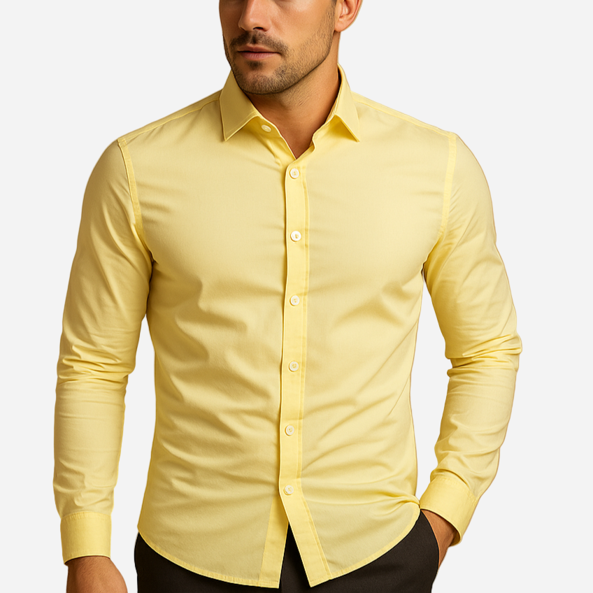 Hemd für Herren - Slim Fit & Kent-Kragen für den Winter