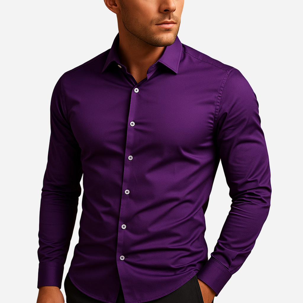 Hemd für Herren - Slim Fit & Kent-Kragen für den Winter