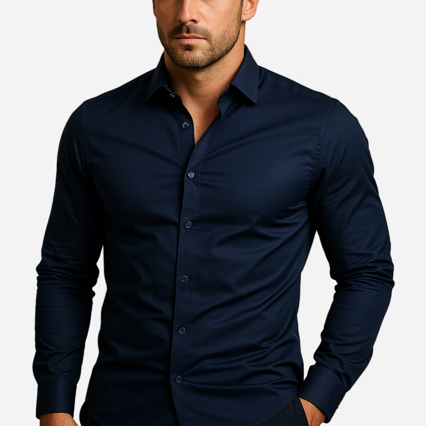 Hemd für Herren - Slim Fit & Kent-Kragen für den Winter