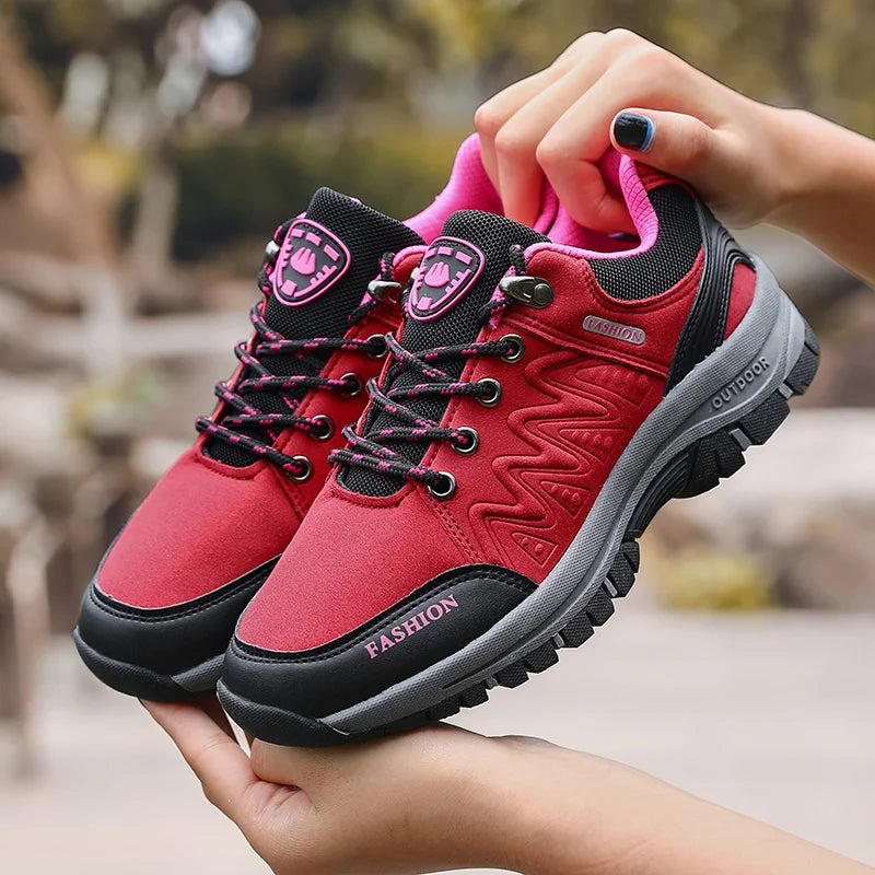Eco trekkingschuhe | Ergonomische wasserdichte Wanderschuhe Damen für einlage