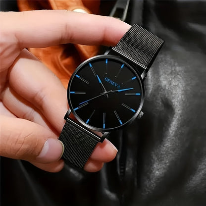 NauticQuartz - Stilvolles Herren-Quarz-Armbanduhr Wasserdicht