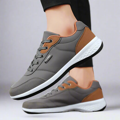 ECO freizeit sneakers | Leder Ergonomische Casual Sneakers für Herren