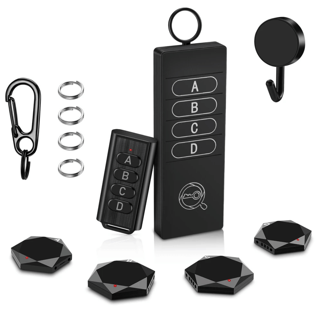 Verlorener Tracker - Drahtloser Smart Key & Haustier-Finder mit 4 Empfängern