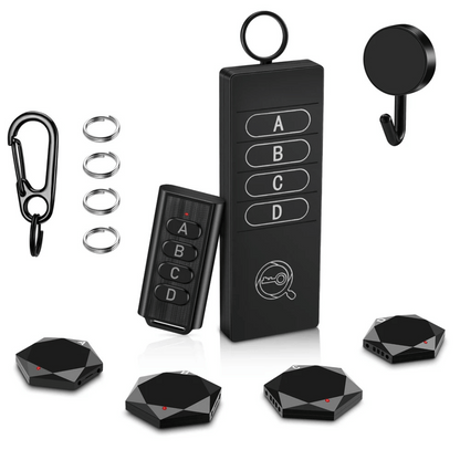 Verlorener Tracker - Drahtloser Smart Key & Haustier-Finder mit 4 Empfängern