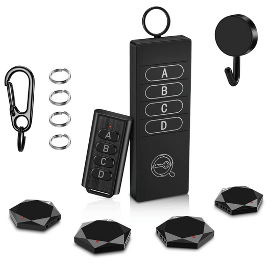 Verlorener Tracker - Drahtloser Smart Key & Haustier-Finder mit 4 Empfängern