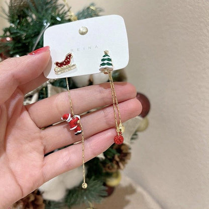SantaSpark - Verspielte Weihnachtsmann-Ohrringe für festliche Anlässe
