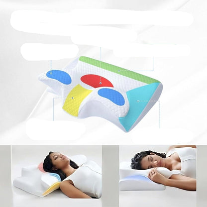 PillowMed - Ergonomisches orthopädisches Kissen für schmerzfreies Schlafen