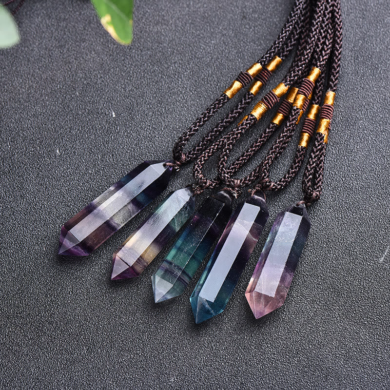 Lyra Amethyst Heilkristall Halskette - Natürliche Heilung und Schutz