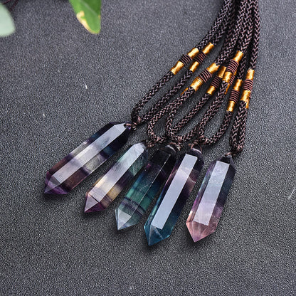 Lyra Amethyst Heilkristall Halskette - Natürliche Heilung und Schutz