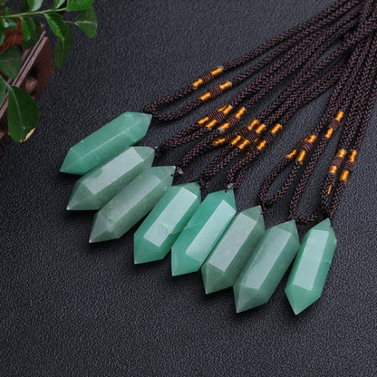 Lyra Amethyst Heilkristall Halskette - Natürliche Heilung und Schutz