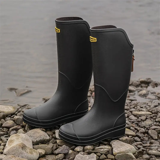 Modische und Wasserdichte Damen-Regenstiefel für den Herbst – Rutschfeste PVC-Gummistiefel für Komfort und Stil