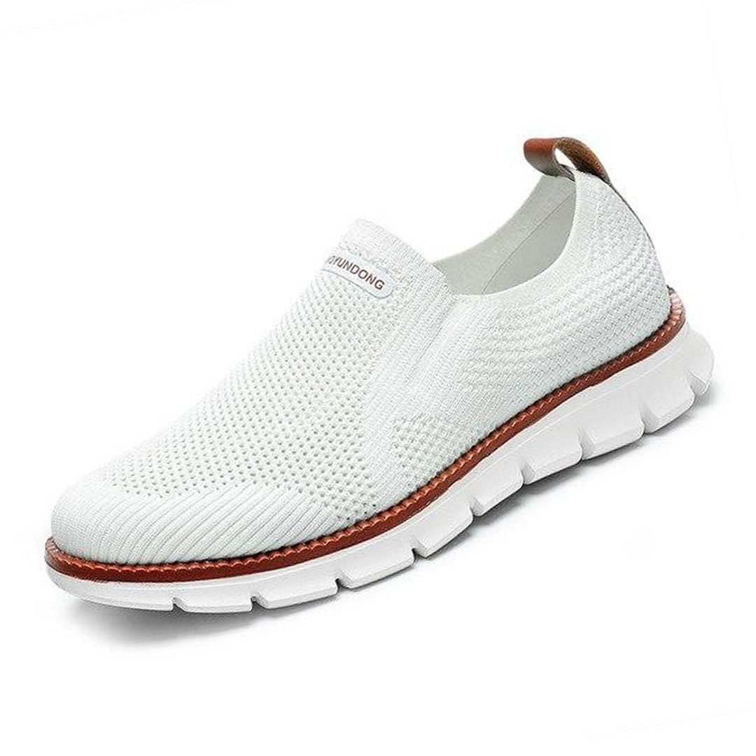 Bergmann herrenschuhe | Ergonomische Slip-in Business Mesh-Sneaker für einlage