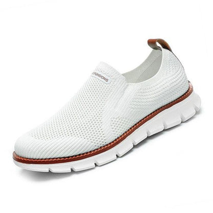 Bergmann herrenschuhe | Ergonomische Slip-in Business Mesh-Sneaker für einlage