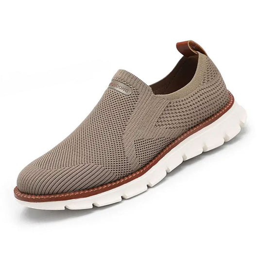 Bergmann herrenschuhe | Ergonomische Slip-in Business Mesh-Sneaker für einlage