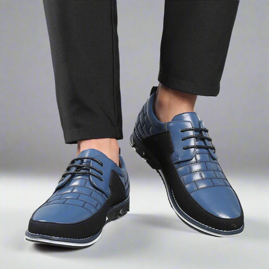 Bugatto herrenschuhe | Ergonomische Business leder-look Sneaker für einlage