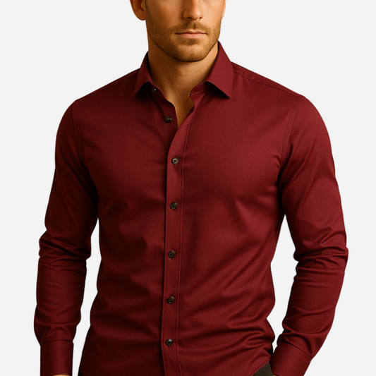 Hemd für Herren - Slim Fit & Stretch für den Winter