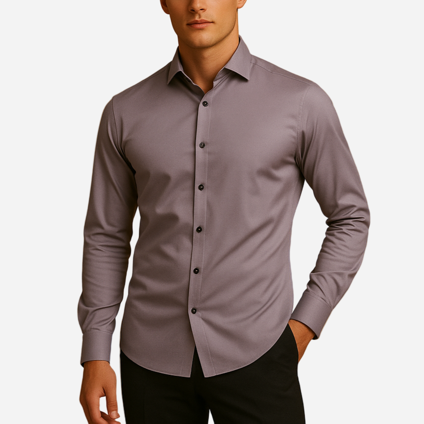 Hemd für Herren - Slim Fit & Stretch für den Winter