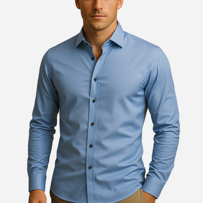 Hemd für Herren - Slim Fit & Stretch für den Winter