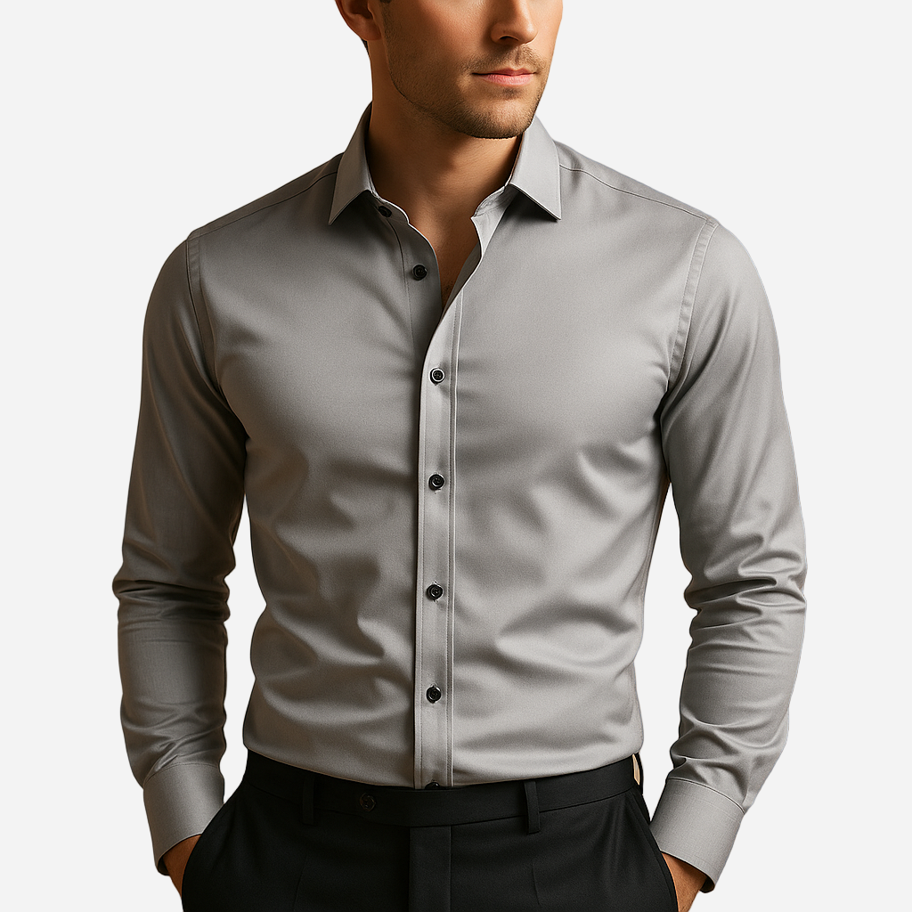Hemd für Herren - Slim Fit & Stretch für den Winter