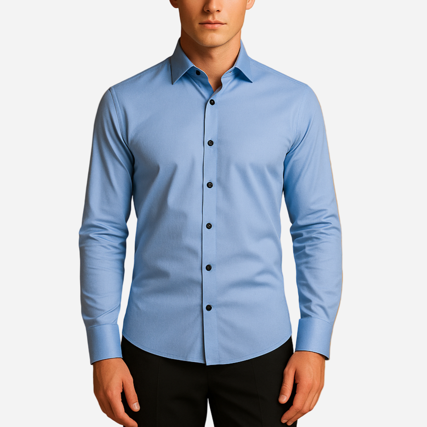 Hemd für Herren - Slim Fit & Stretch für den Winter