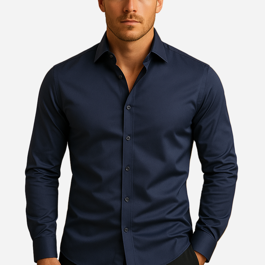 Hemd für Herren - Slim Fit & Stretch für den Winter