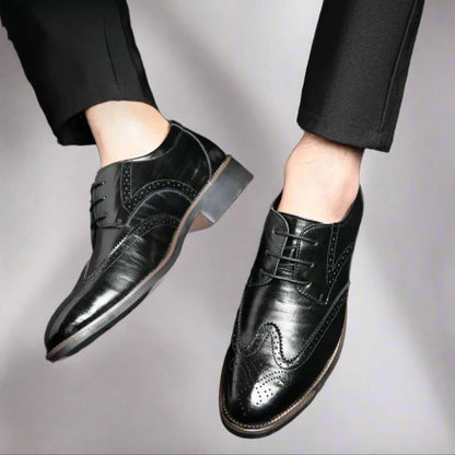 GEO Oxford anzugschuhe | Bequeme luxuriöse Lederschuhe für Herren