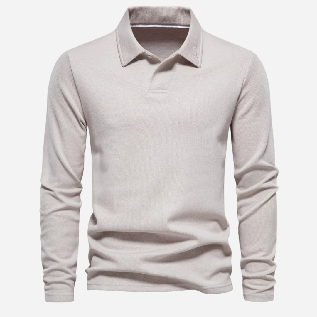 Polo Shirt für Herren - Langarm & Warm für den Winter