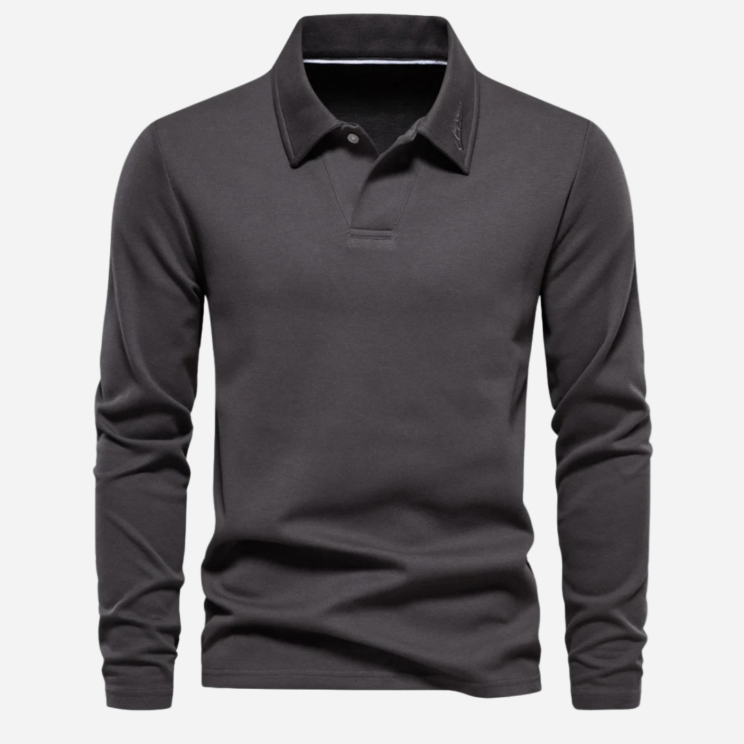 Polo Shirt für Herren - Langarm & Warm für den Winter