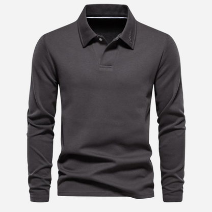 Polo Shirt für Herren - Langarm & Warm für den Winter