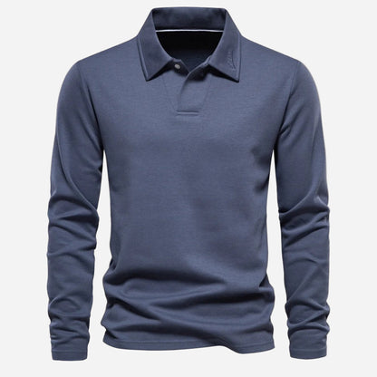 Polo Shirt für Herren - Langarm & Warm für den Winter