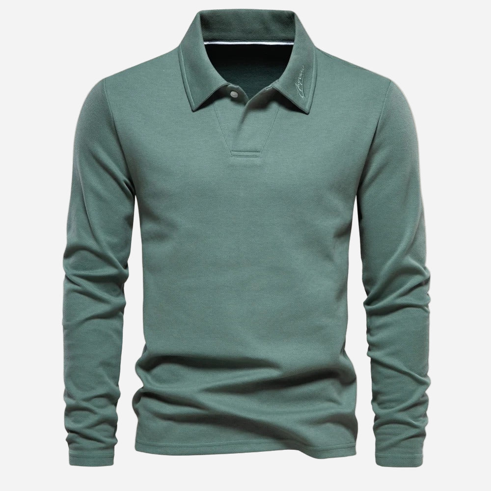 Polo Shirt für Herren - Langarm & Warm für den Winter